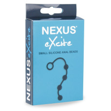 Силіконові анальні кульки чорного кольору, макс. діаметр 2 см Nexus Excite Small Anal Beads
