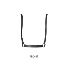 Портупея из экокожи, черная Bijoux Indiscrets Maze X Harness Black