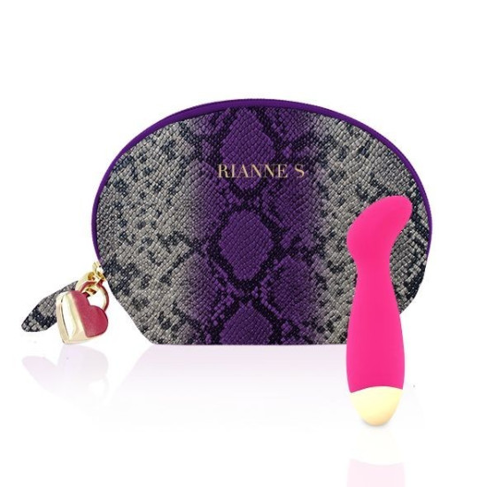 Вибратор для точки G, 10 режимов, медицинский силикон, розовый Rianne S Boa Mini Pink