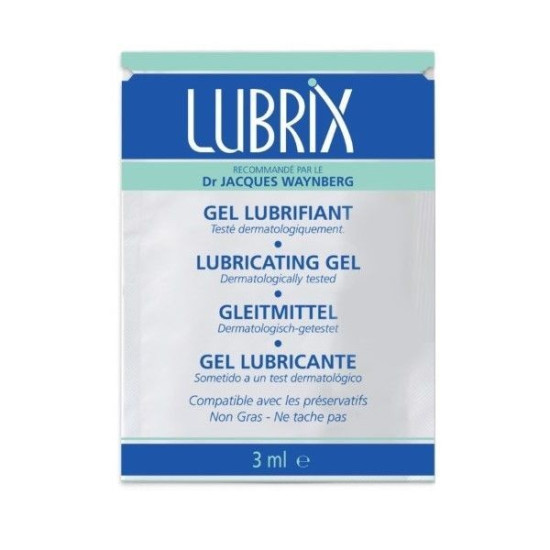 Пробник лубриканта на водной основе без парабенов Lubrix, 3 ml