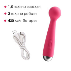 Вибромассажер в виде микрофона с интеллектуальным режимом, красный Svakom Mini Emma Plum Red