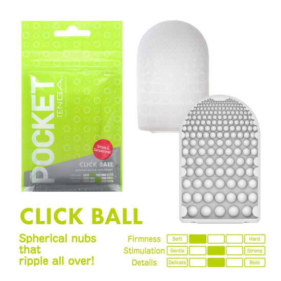 Мастурбатор Tenga Pocket Click Ball