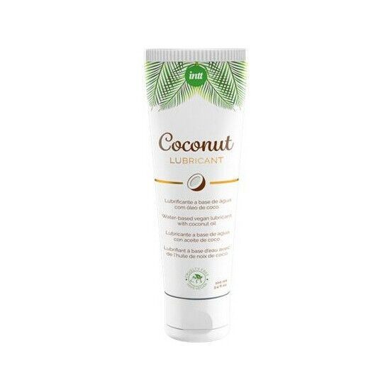 Доглядаючий лубрикант на водній основі з кокосовою олією Intt Coconut, 100 ml