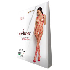 Еротичний бодістокінг, червоний Passion BS091 Red