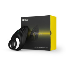 Эрекционное виброкольцо, двойное, с вибрацией Nexus Enhance Vibrating Cock and Ball Ring