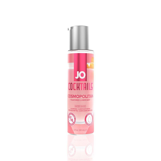 Лубрикант зі смаком коктейлю Космополітен на водній основі JO Cocktails Cosmopolitan, 60 ml