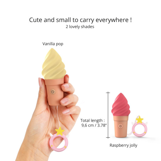 Вібратор-морозиво зі смаком ванілі Love To Love Cand'Ice Vanilla Pop