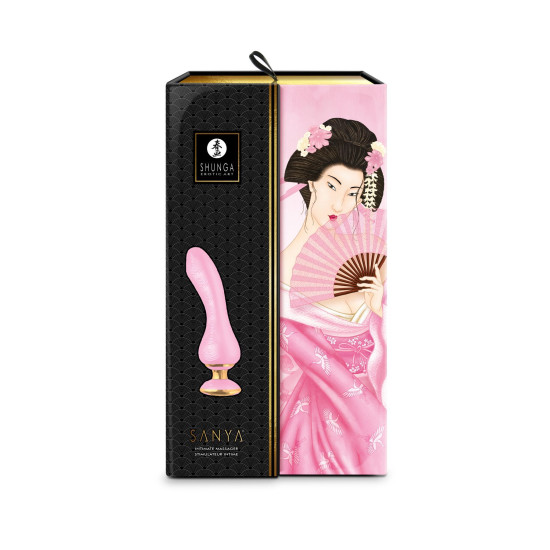Вібратор для точки G з гнучким стволом, світло-рожевий Shunga Sanya Light Pink