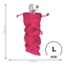 Мешочек для хранения игрушек, розовый Satisfyer Treasure Bag Pink, L