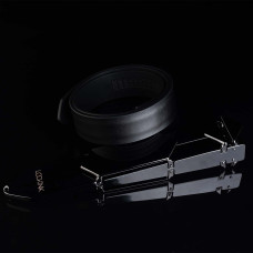 Регулируемая шлепалка, черная Lockink Adjustable Slapper for Impact Play Black