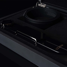 Регулируемая шлепалка, черная Lockink Adjustable Slapper for Impact Play Black