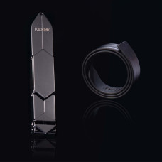 Регулируемая шлепалка, черная Lockink Adjustable Slapper for Impact Play Black