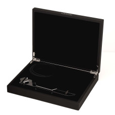 Регулируемая шлепалка, черная Lockink Adjustable Slapper for Impact Play Black