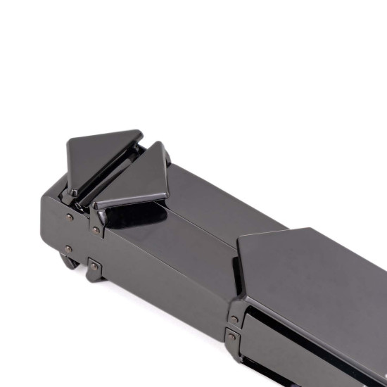 Регульована шльопалка, чорна Lockink Adjustable Slapper for Impact Play Black