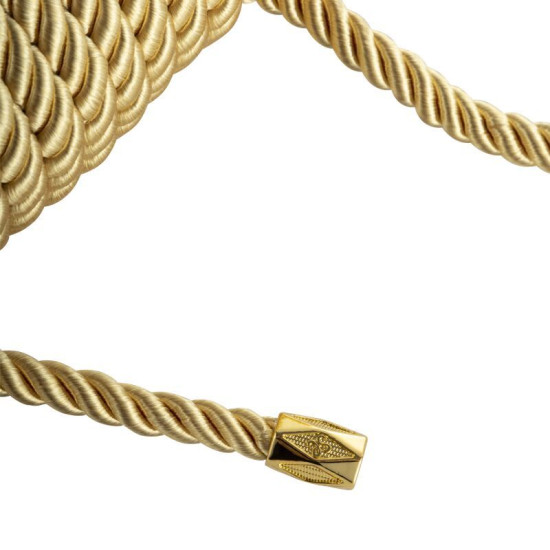 Веревка для Шибари, золотистая Lockink Sevanda Shibari Practice Rope Golden, 8 м