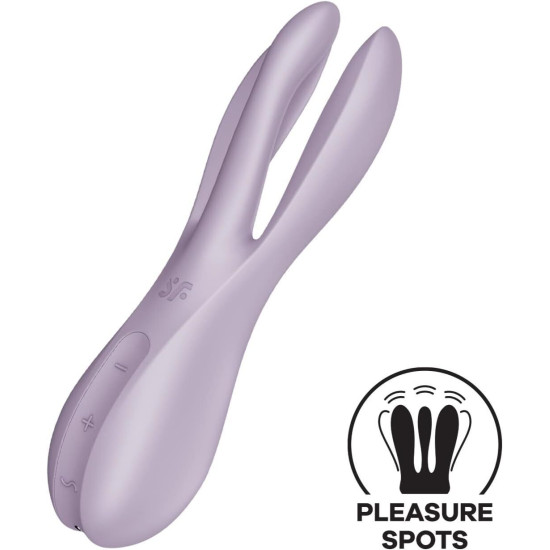 Клиторальный вибратор, фиолетовый Satisfyer Threesome 2 Violet