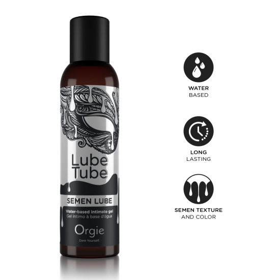 Лубрикант имитирующий сперму на водной основе Orgie Lube Tube Semen Lube, 150 ml