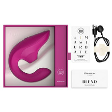 Вакуумний кліторальний стимулятор, рожевий Womanizer Blend Vibrant Pink