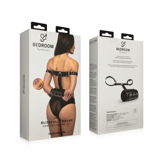 Фиксатор для рук, черный Bedroom Fantasies Blissfully Bound Arm Restraint Set - Black