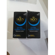 Безлатексные премиум-презервативы, 24 шт SKYN Extra Lubricated (мятая упаковка!!!)