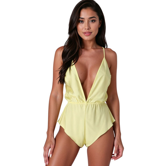 Сексуальное боди, лимонное Passion Sensie Body Lemon, S