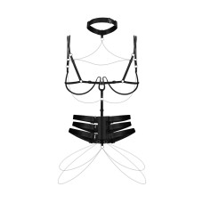 Портупея, чорна Obsessive Premisis Black Harness, S/M/L