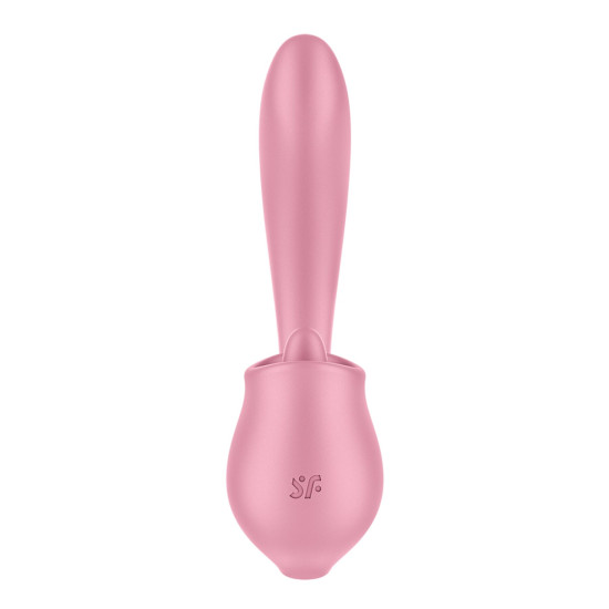 Вагинально-клиторальный вибратор с язычком Satisfyer Tongue Genius