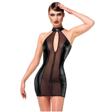 Прозора сукня з кристалами Noir Handmade F370 Luxuria Crystal Sheer Mini Dress, L