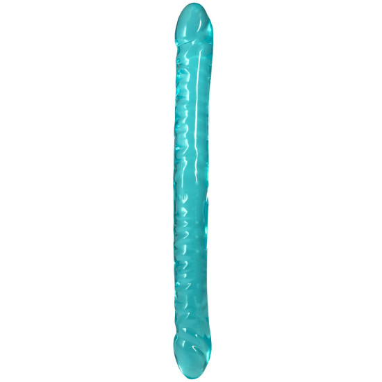 Двусторонний фаллоимитатор Doc Johnson Crystal Jellies Double Dong
