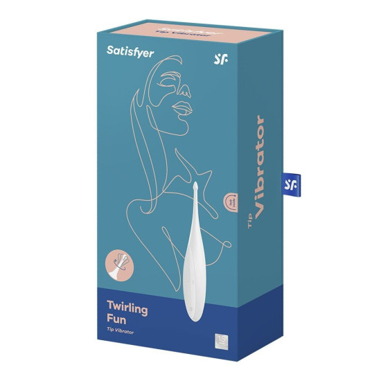 Вібратор для клітора, білий Satisfyer Twirling Fun White Satisfyer Twirling Fun White