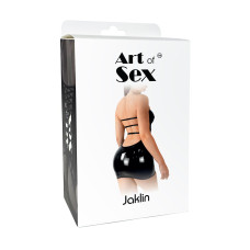 Сексуальна вінілова сукня, чорне Art of Sex Jaklin, XS-M