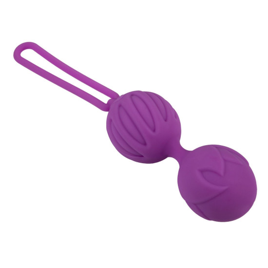 Вагінальні кульки, діаметр 3,4 см, вага 85 г, фіолетові Adrien Lastic Geisha Lastic Balls Mini Violet, S