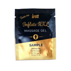 Пробник гелю для стимуляції члена зі смаком кориці Intt Inflate XXL, 2 ml