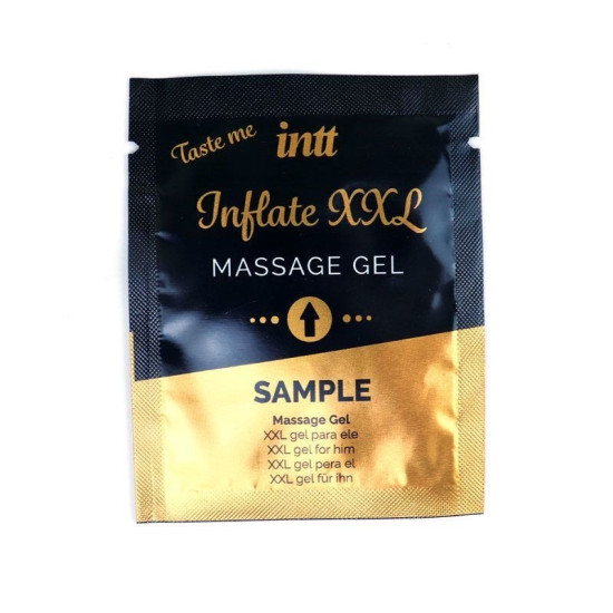 Пробник геля для стимуляции члена со вкусом корицы Intt Inflate XXL, 2 ml
