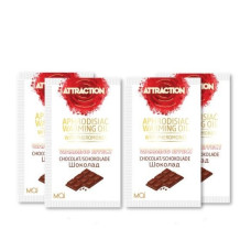 Пробник масажної олії з феромонами і шоколадним ароматом MAI PHEROMON MASSAGE OIL CHOCOLATE, 10 ml