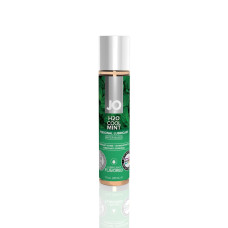 Їстівна змазка без цукру з м'ятним смаком на водній основі JO H2O Cool Mint, 30 ml