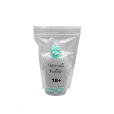 Крафтове мило-член з присоскою, натуральне, бірюзове Чистий Кайф Turquoise, L