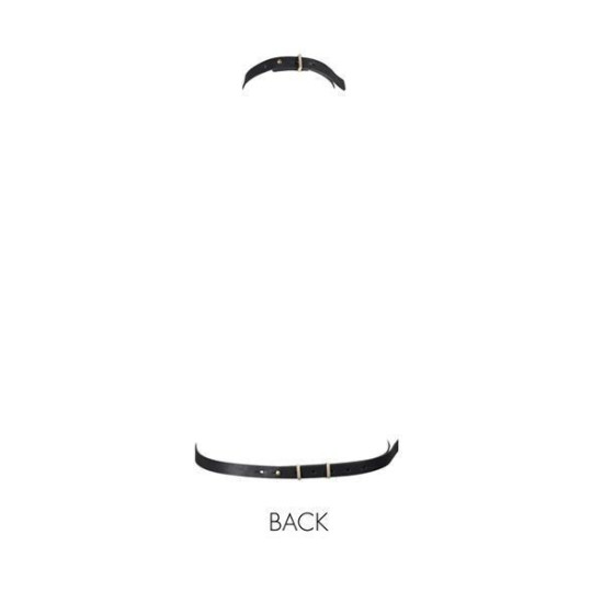 Стильная портупея из экокожи, черная Bijoux Indiscrets Maze I Harness Black