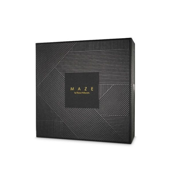 Стильная портупея из экокожи, черная Bijoux Indiscrets Maze I Harness Black