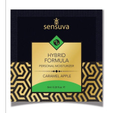 Пробник змазки на гібридній основі зі смаком яблучної карамелі Sensuva Hybrid Formula Caramel Apple, 6 ml
