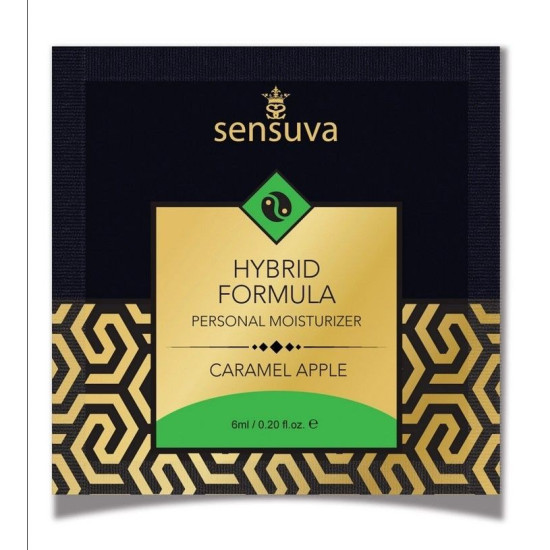 Пробник смазки на гибридной основе со вкусом яблочной карамели Sensuva Hybrid Formula Caramel Apple, 6 ml