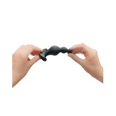 Силіконовий анальний ланцюжок, чорний Dorcel Training Beads S