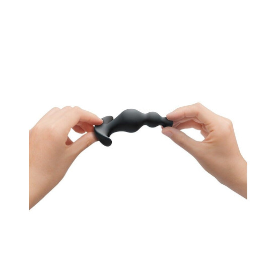 Силиконовая анальная цепочка, черная Dorcel Training Beads S