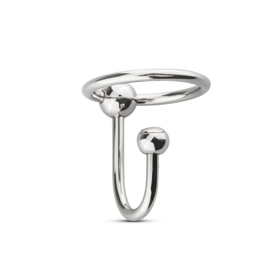 Уретральная вставка с кольцом, диаметр кольца 2,6 см Sinner Gear Unbendable Sperm Stopper Solid