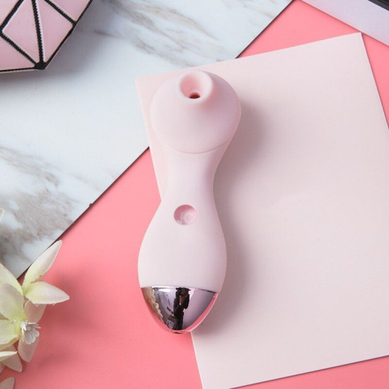 Вакуумний вібратор, рожевий KisToy Polly Pink