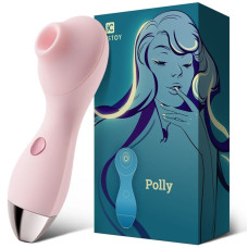 Вакуумний вібратор, рожевий KisToy Polly Pink