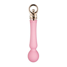 Вібромасажер з підігрівом, рожевий Zalo Sweet Magic Confidence Wand Fairy Pink