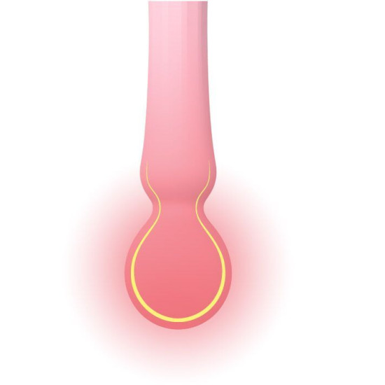 Вібромасажер з підігрівом, рожевий Zalo Sweet Magic Confidence Wand Fairy Pink