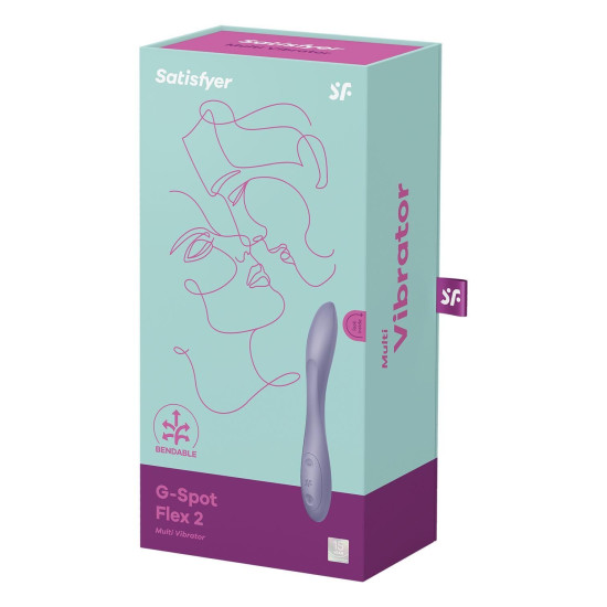 Універсальний вібратор з гнучким стовбуром та фіксацією положення Satisfyer G-Spot Flex 2