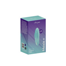Смарт-вибратор в трусики с обновлённым пультом ДУ, аквамариновый We-Vibe Moxie+ Aqua